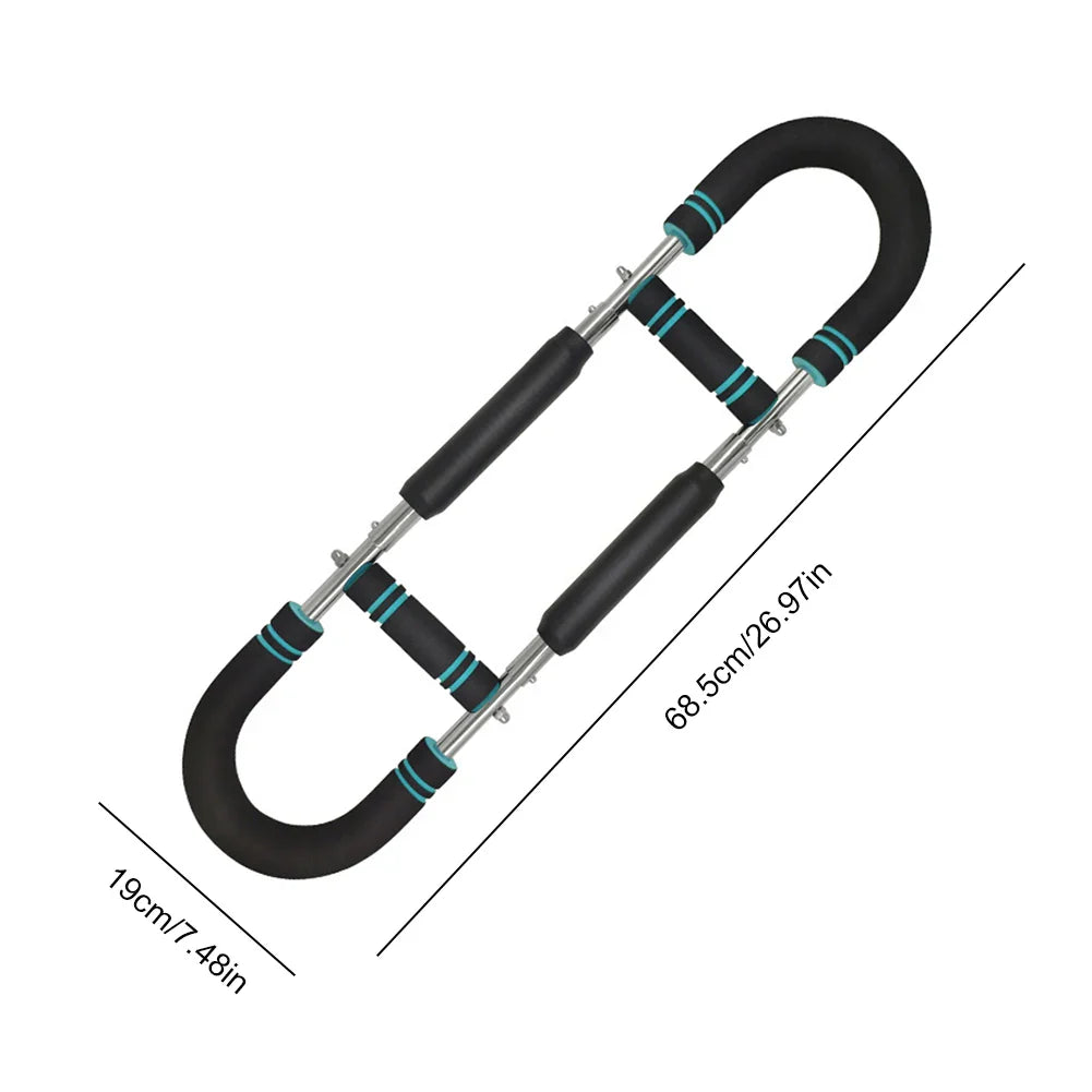 – Adjustable Resiest & Arm Exerciser | Home Workout Equipment Stance Chfor Strength & Muscle Training