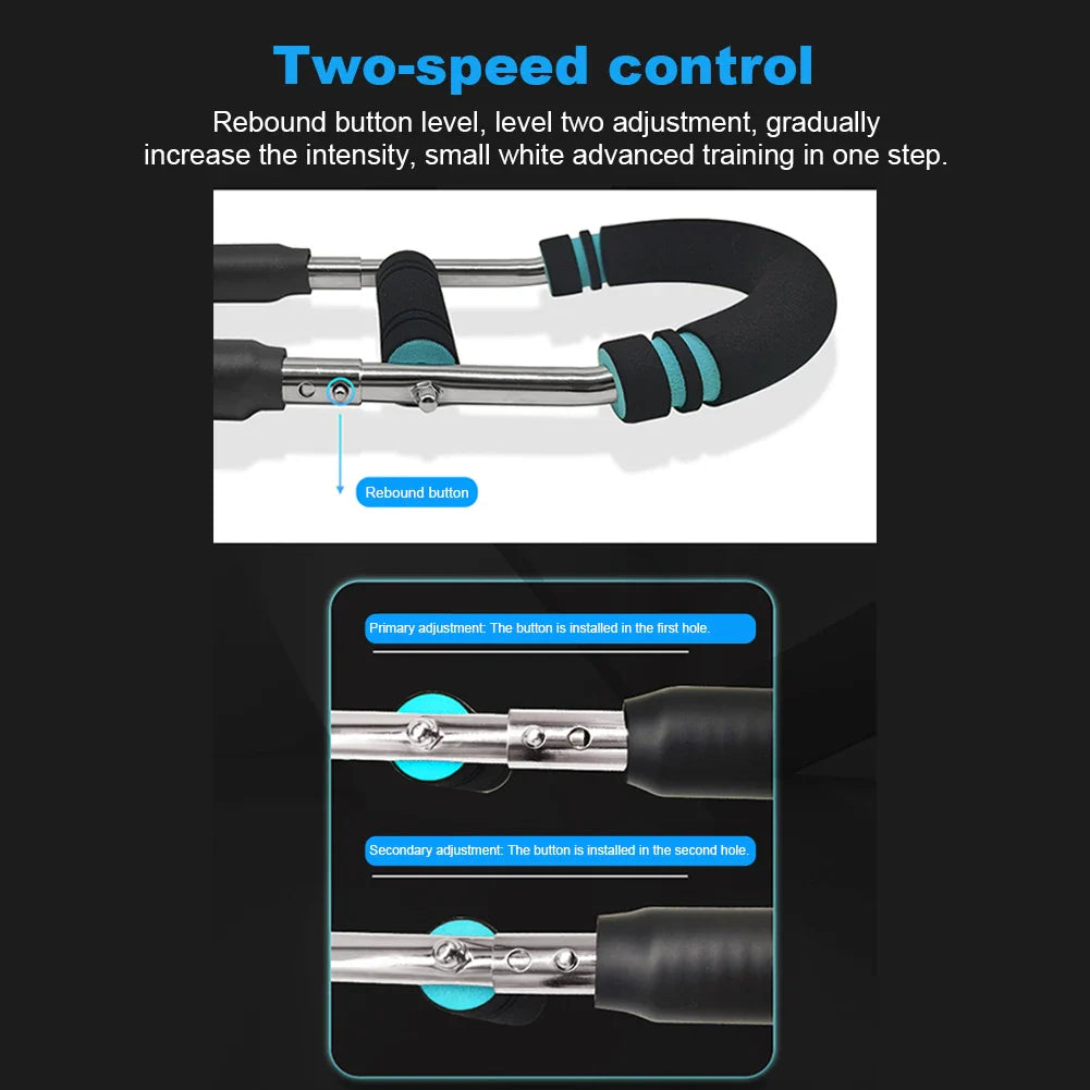 – Adjustable Resiest & Arm Exerciser | Home Workout Equipment Stance Chfor Strength & Muscle Training
