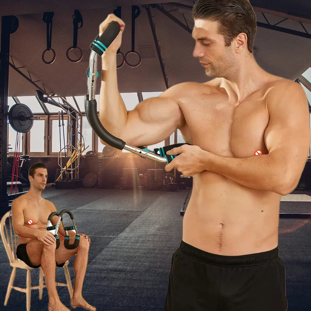 – Adjustable Resiest & Arm Exerciser | Home Workout Equipment Stance Chfor Strength & Muscle Training