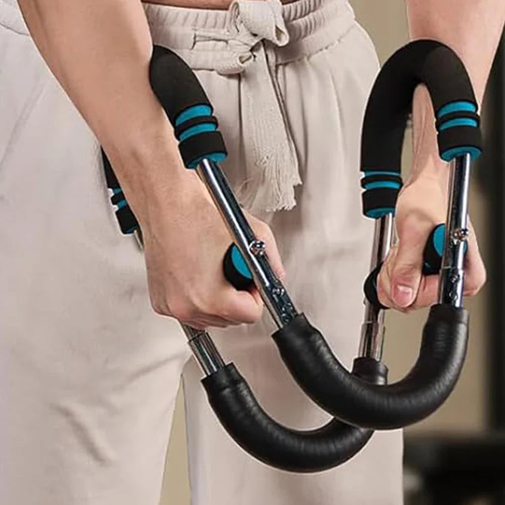 – Adjustable Resiest & Arm Exerciser | Home Workout Equipment Stance Chfor Strength & Muscle Training