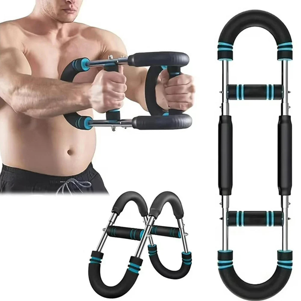 – Adjustable Resiest & Arm Exerciser | Home Workout Equipment Stance Chfor Strength & Muscle Training